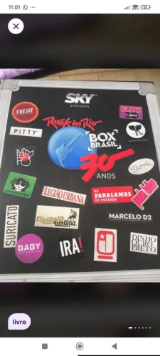 Box Rock Rio 30anos para colecionadores 