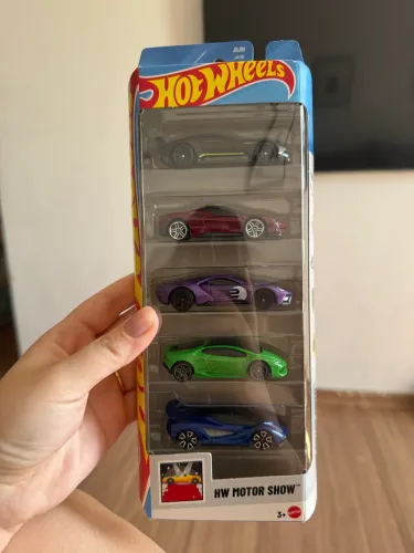 Kit 5 hotwheels motor show