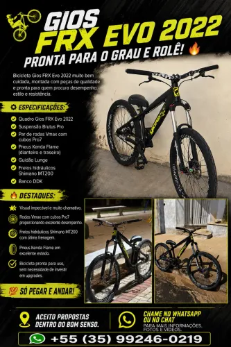 Vendo Bicicleta Gios Frx-Evo 2022
