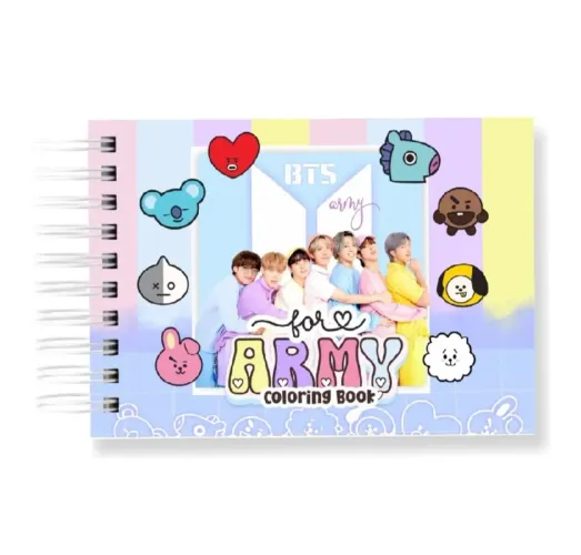 Livro colorir BTS