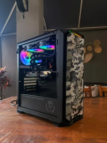 PC GAME RYZEN 7 5700X + RX 6600 8GB + 16GB RAM (PEGO SEU USADO NA TROCA)