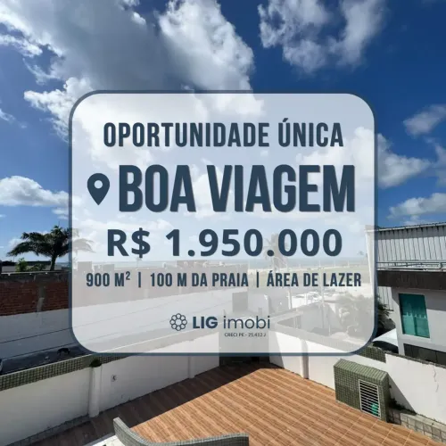 Oportunidade para Venda! Em Boa Viagem! | 100 metros do mar com espaço de sobra e conforto