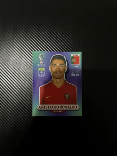 Figurinha Cristiano Ronaldo copa 2022