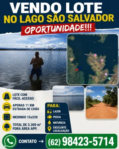 Lote lago São Salvador em Palmeirópolis TO