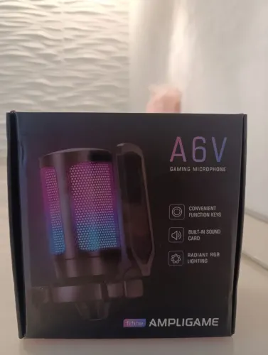 Microfone gamer fifine a6v