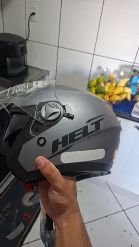 capacete aberto com oculos Helt NOVO