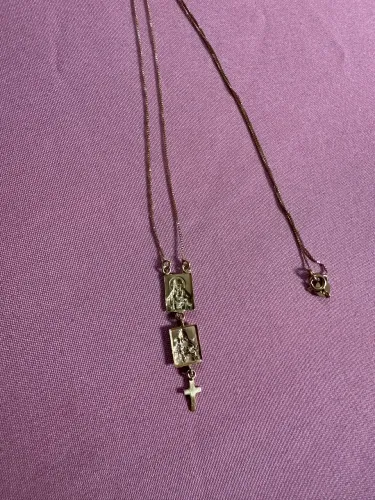Escapulário de ouro 18k