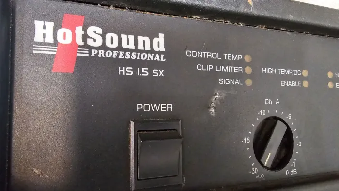 Amplificador Hotsound 1.5 sx potência 1500w 2 ohms