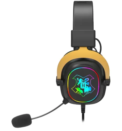 Headset Gamer Redragon Zeus RGB | Harry Potter, Hogwart's(LACRADO COM NOTA E GARANTIA)