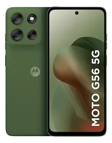 Moto G56 256GB 16 RAM Verde Calro - Pelicula privativa e capa transparente