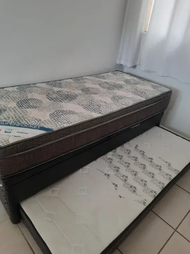 Cama Box Baú + Auxiliar (Solteiro) Ortobom