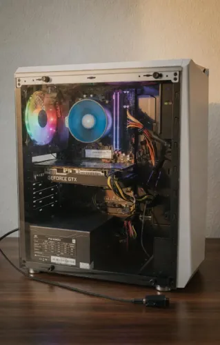 Gabinete Gamer branco (1 Fan inclusa)