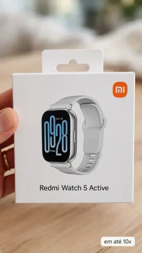Smartwatch Xiaomi Redmi Watch 5 Active Original (Silver)<br>Novo ? Lacrado ? Até 10 X