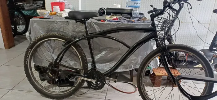 Bicicleta aro 26com marchas pegar e pedalar retirar no bairro morro das pedras 