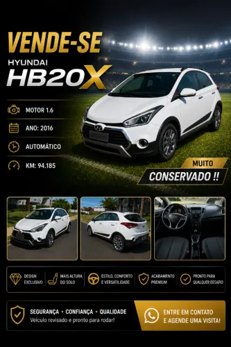 Hyundai HB20X Premium 1.6 Flex 16V Aut. 2016
