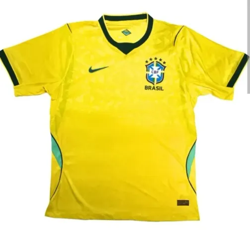 Camisa da Seleção 2026 Amarela Jgador***