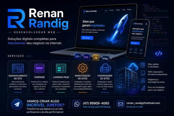 Desenvolvimento de Site e Serviços Web