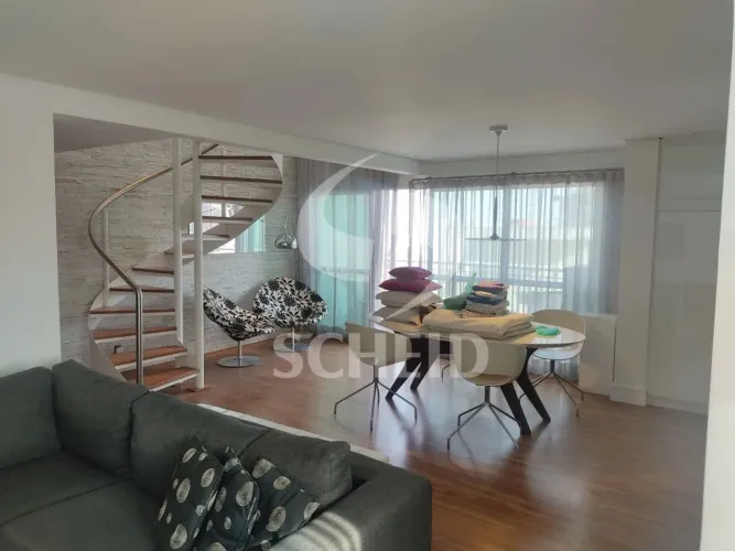 Apartamento Para Locação em Moema, 104m², 1 suíte Master com Closet, Mobiliado, Varanda ,