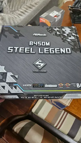 Placa mãe B450M Steel Legends