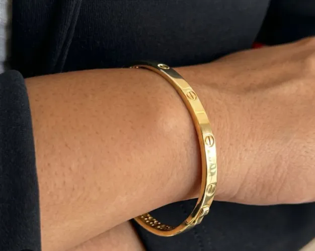 bracelete ouro 18k masculino