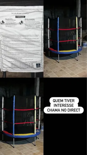 Cama elástica infantil