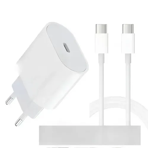 Carregador para Iphone 40w Turbo 1 Entrada Usb-c Cabo 2m