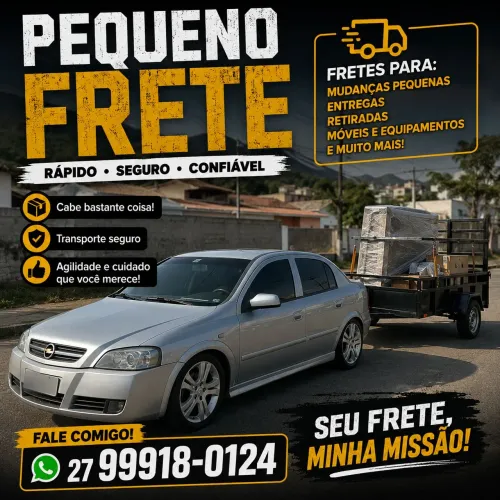 Fretes e pequenas mudanças