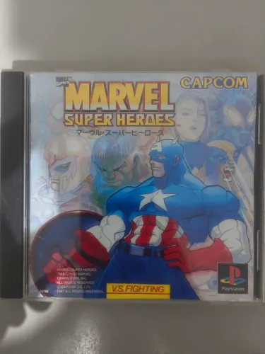 MARVEL SUPER HEROES PS1 ORIGINAL COMPLETO (JAPONÊS)