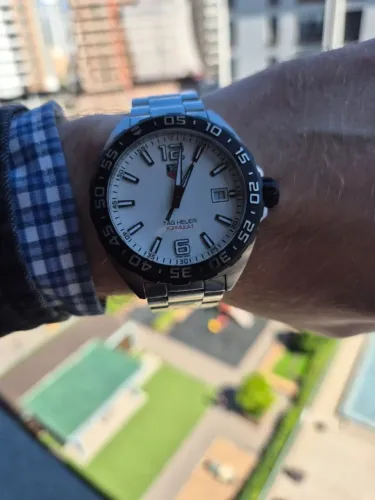 TAG Heuer Formula 1 A quartzo, 41 mm, Aço WAZ1111.BA0875, com certificado de autenticidade
