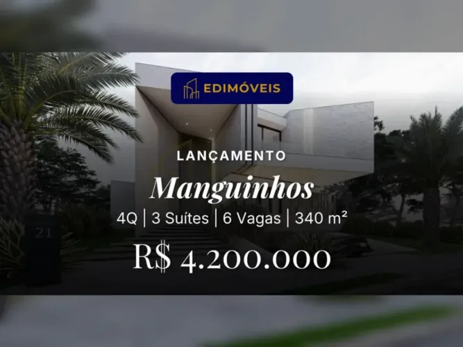 Casa de Alto Padrão em Manguinhos: Perfeita para Momentos de Lazer