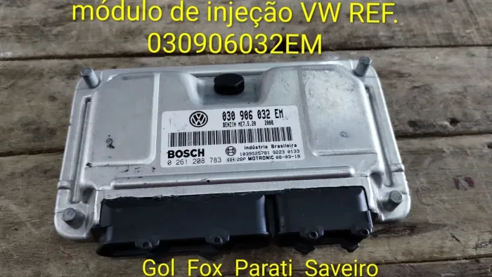 Módulo de injeção VW ref. 030906032em<br>REF. 030906032em <br>Benzin me7.5.20