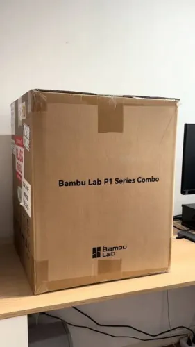 Impressora 3D Bambu Lab P1S + AMS. Nova Lacrada 