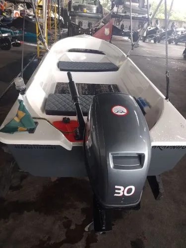 Barco fibra 4,5 MTS (barco+motor+carreta rod)