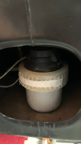 Cadeira lavatório com água quente
