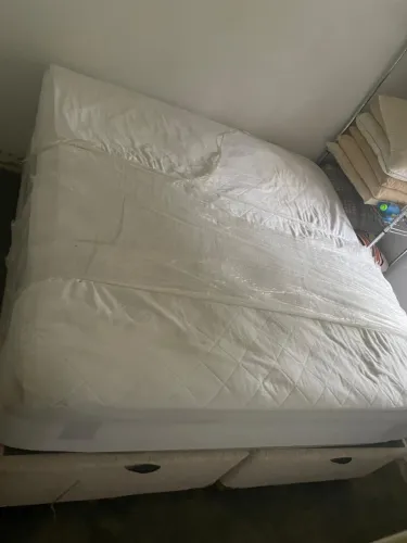 Cama Box King Size Americanflex com Baú + Colchão Balance III