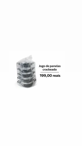 Jogo de panelas crackeado