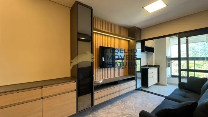 Apartamento novíssimo a venda com 2 dormitórios, sendo 1 suíte - Itaguá - Ubatuba - SP Are