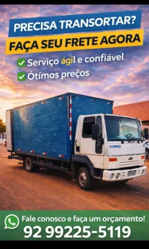 Fazemos frete e Mudança
