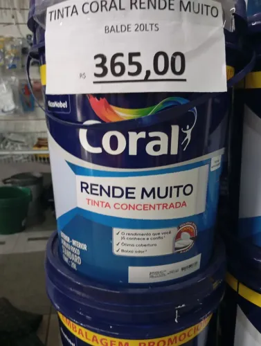 TINTA CORAL RENDE MUITO R$349,90un Em Pix 
