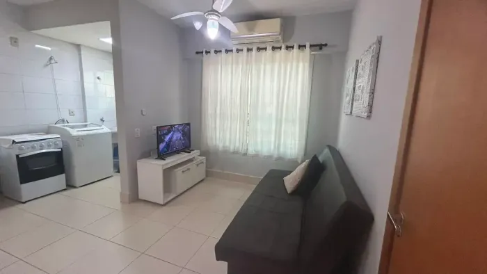 Flat MOBILIADO Spazio Du Parque/Climatizado/Conforto- 42m²- Um Quarto-Jd.Santa Marta - Cui