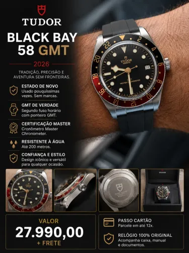 BLACK BAY 58 GMT (M7939G1A0NRU-0002)