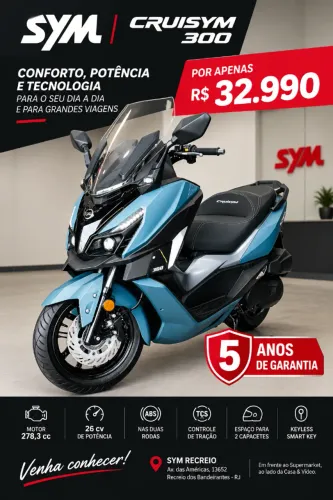 Dafra Cruisym 300 2026