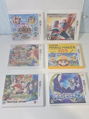 Coleção 6 Jogos de Nintendo 3DS Completos na Caixa Box, Seminovos só as Top