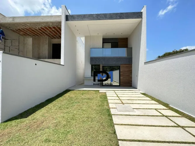 Casa Condomínio com 3 dormitórios à venda, 121 m² por R$ 599.000 - Mangabeira - Eusébio/CE