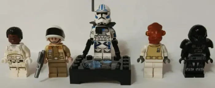 Lote 5 Minifiguras Lego Original Star Wars Fives, Ackbar, Captain Antilles, Finn,D Trooper