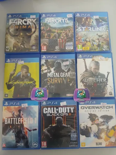 Jogos de ps4 apartir R$ 70