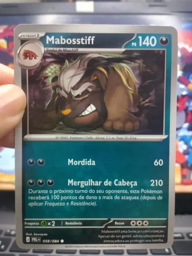Carta Pokémon Mabosstif