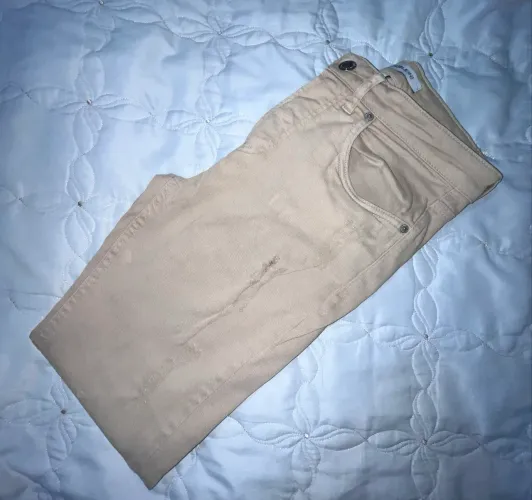 Calça caqui calvin klein
