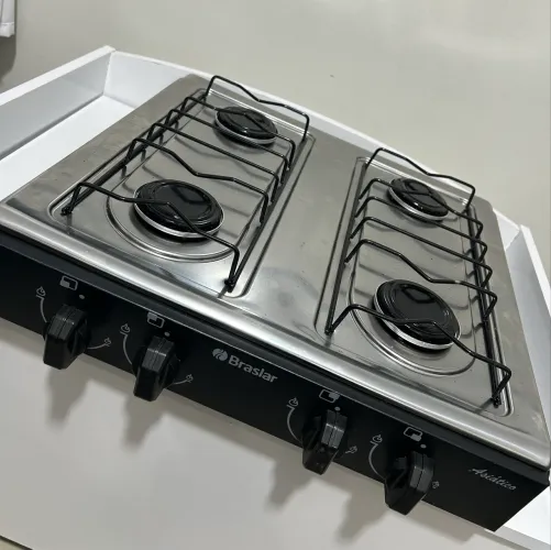 Fogão Cooktop 4 Bocas Braslar Asiático - Nunca Utilizado