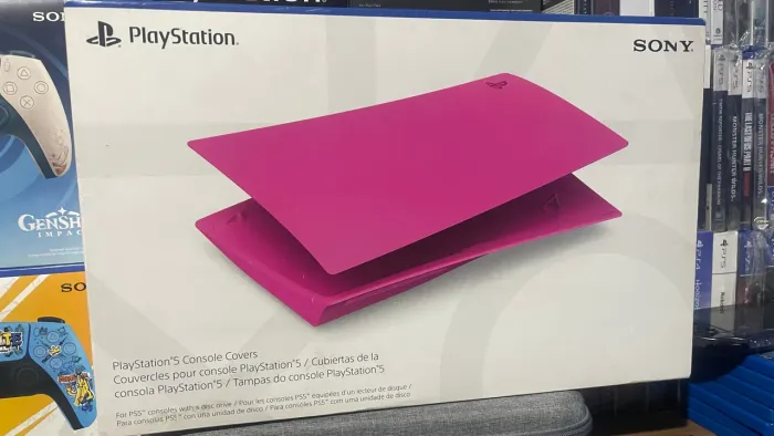 Capa nova pink ps5 com leitor